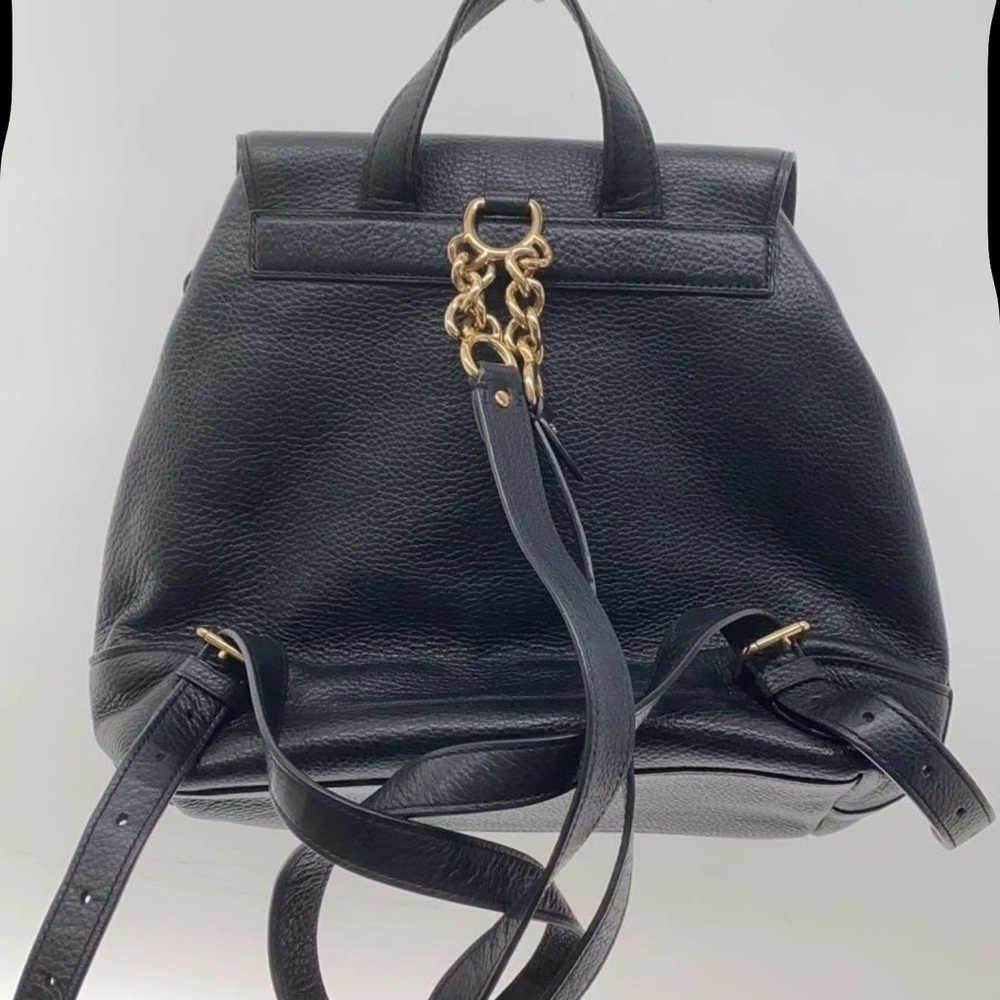 Coach Black Leather Backpack - Picture 4 of 9